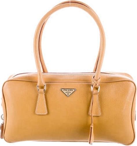 Prada Cinghiale Leather Bauletto 